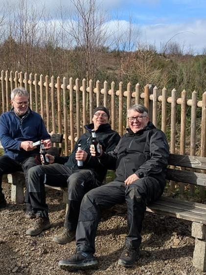 Baumaßnahmen an der Hütte, die jetzt im März 2026 stattgefunden haben